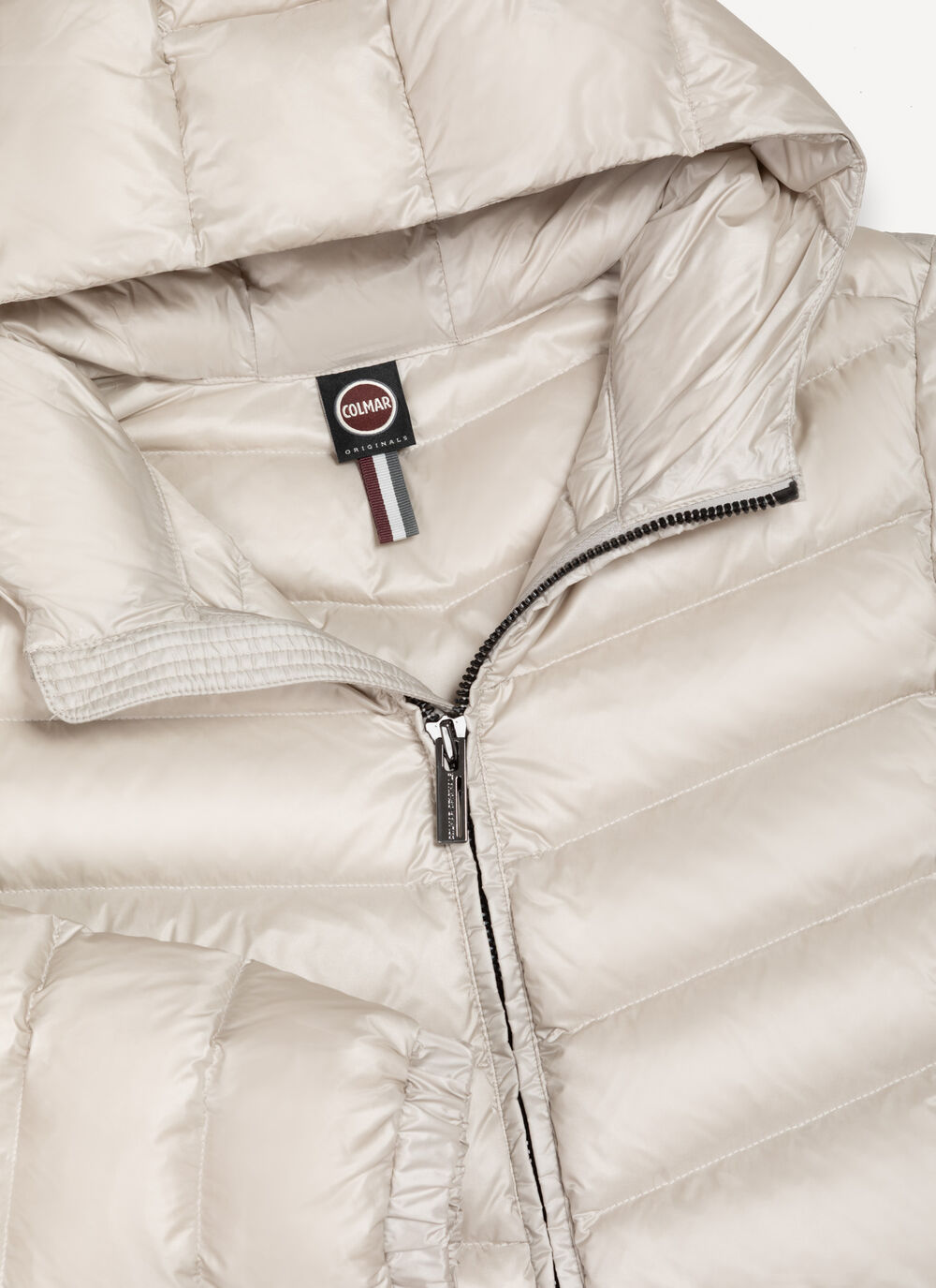 Quilted down jacket with hood image number 6