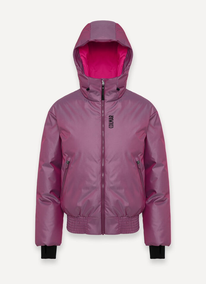 Padded ski bomber jacket image number 4