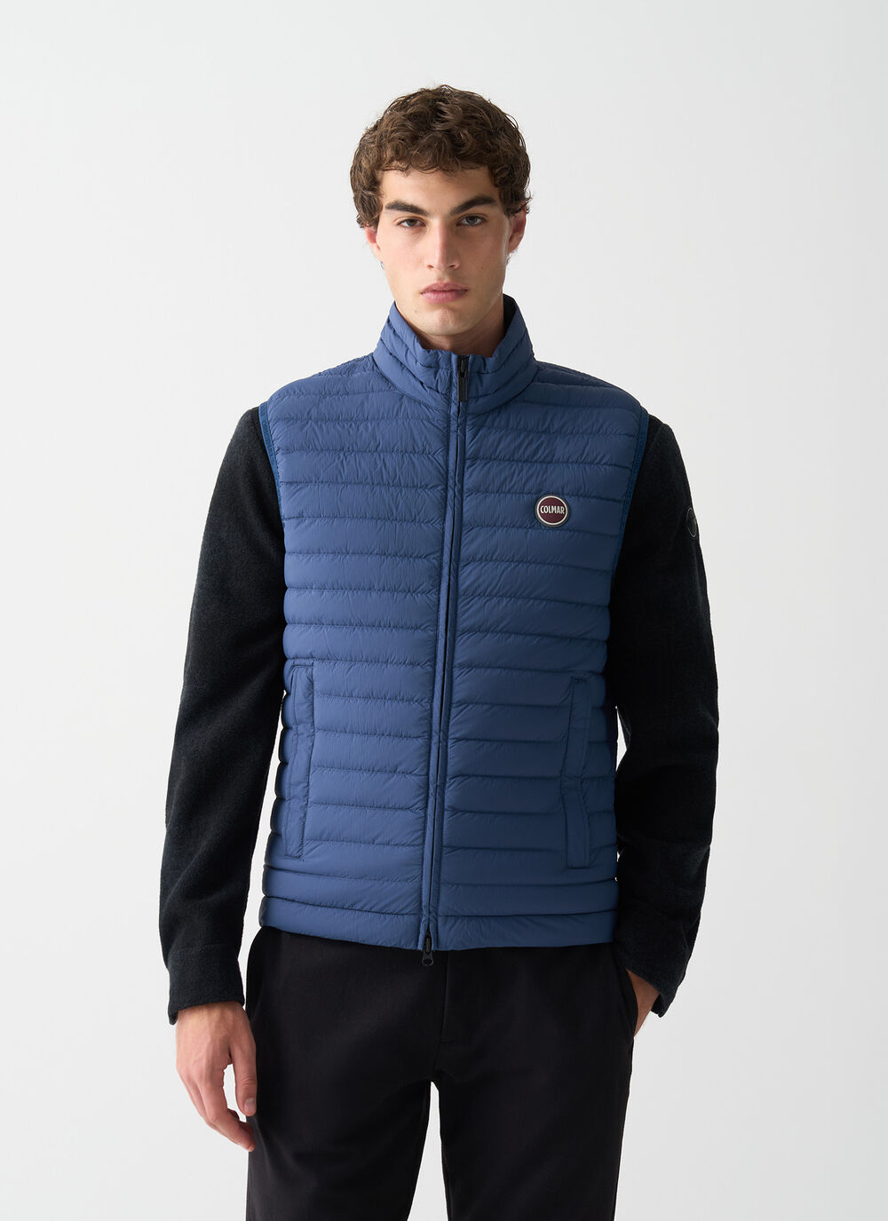 Gilet in piuma leggera con coulisse  image number 1