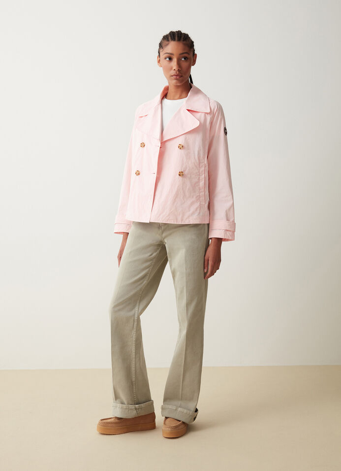 Blazer croisé en tissu cotonnier image number 2