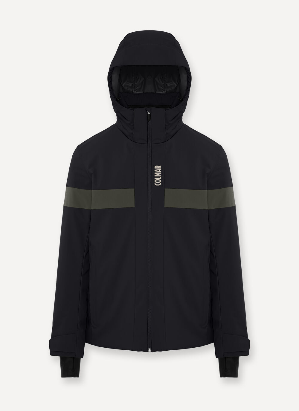 Ski jacket with two-tone insert image number 4