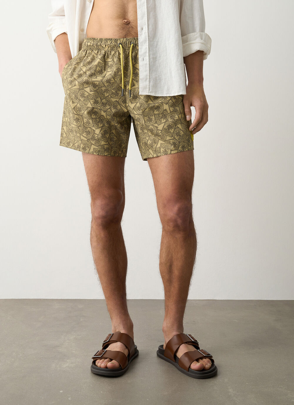 Swimsuit with all-over print image number 1