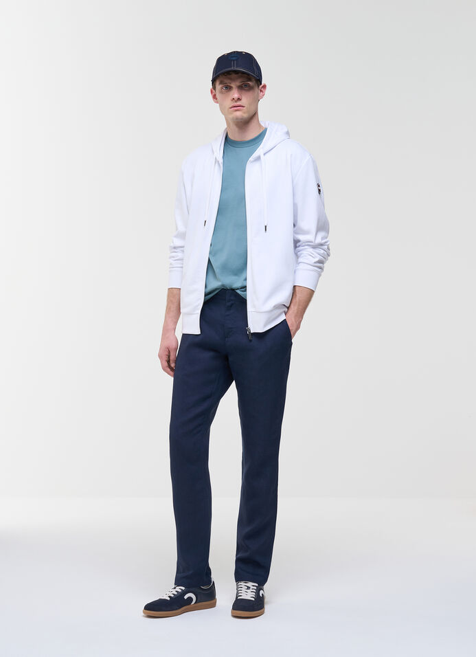 Full-zip hooded sweatshirt