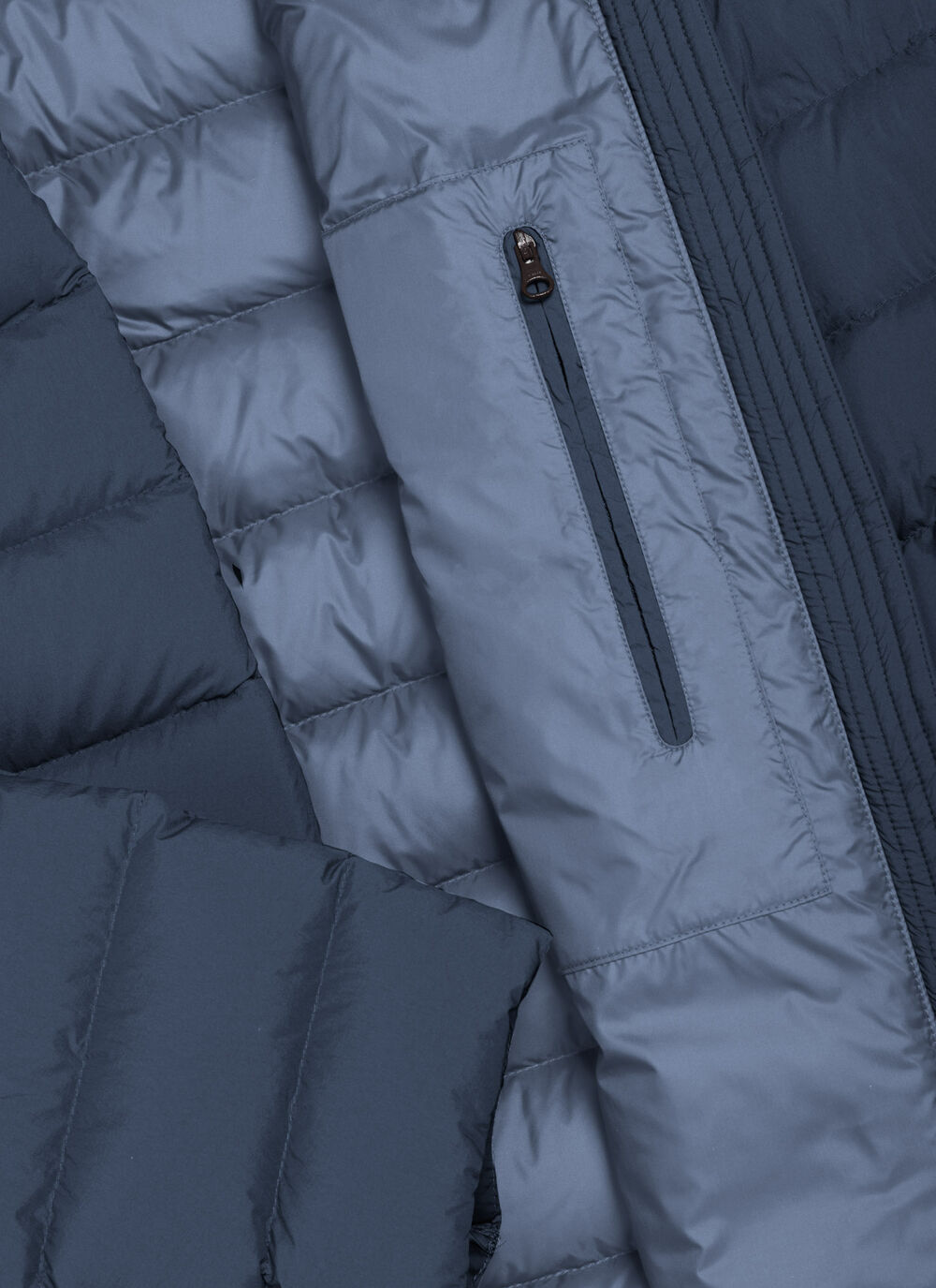 Down jacket with detachable hood image number 6