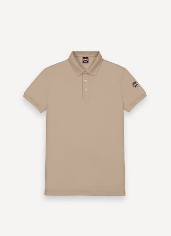 Cotton piqué polo-shirt