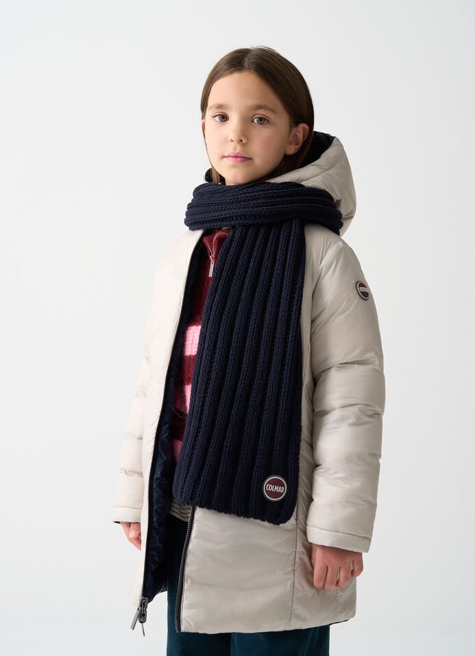 Unisex rib-knit scarf image number 0