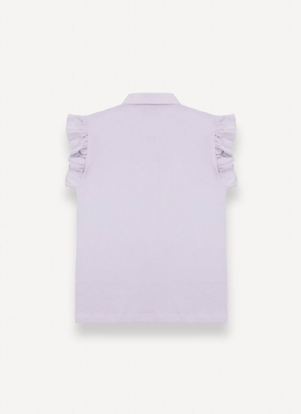 Polo en piqu&eacute; avec volants image number 5