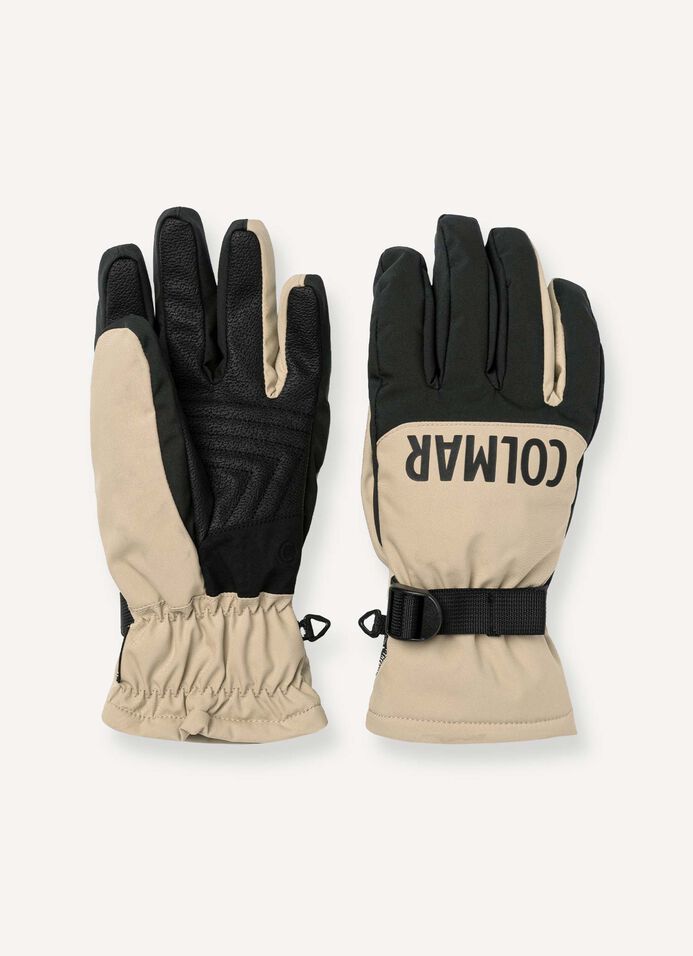 Men's ski gloves with logo image number 0
