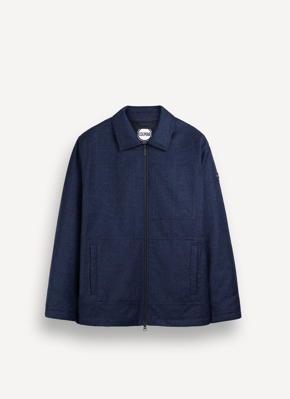 Lightweight wadded shirt jacket. image number 4