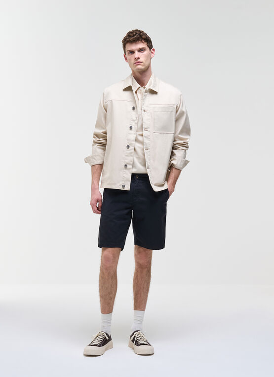 Cotton chino Bermuda shorts