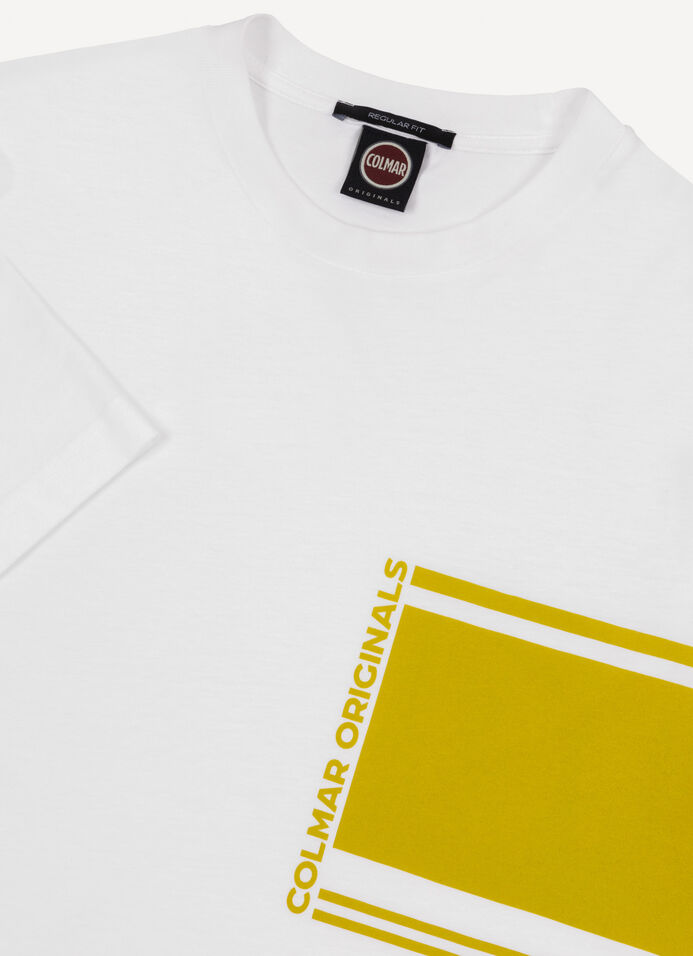 Short-sleeved colour-block T-shirt image number 6