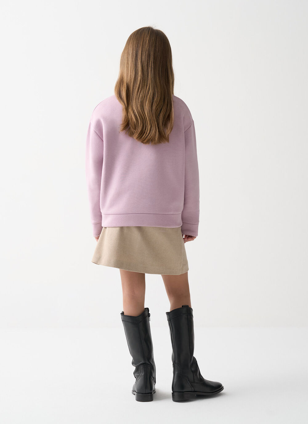 Half-zip sweatshirt with embroidery image number 3