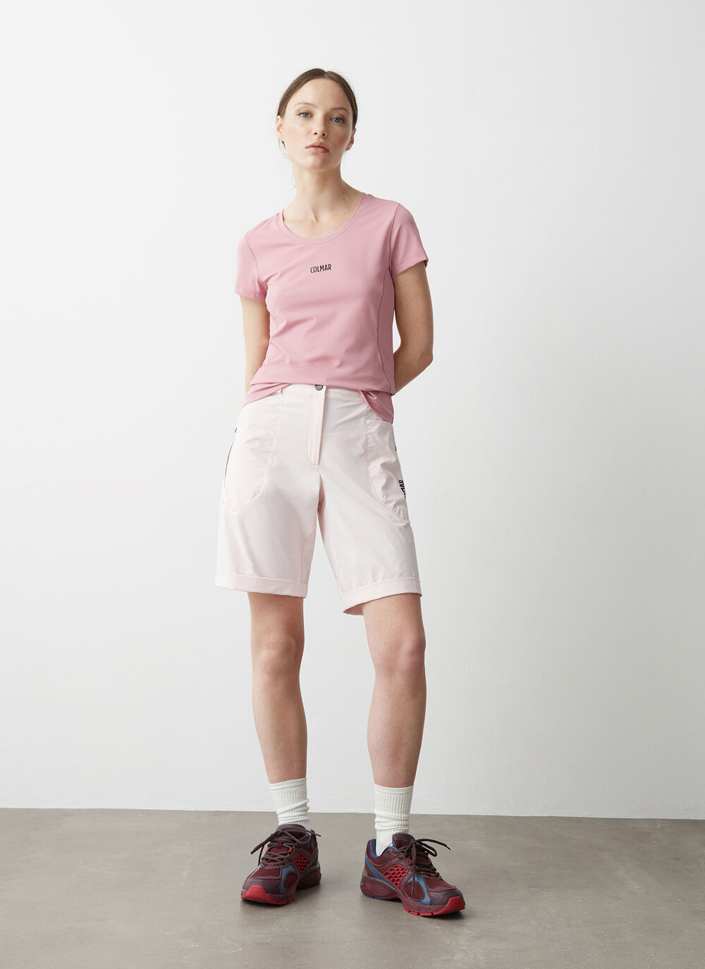 Short-sleeved T-shirt in stretch jersey image number 1