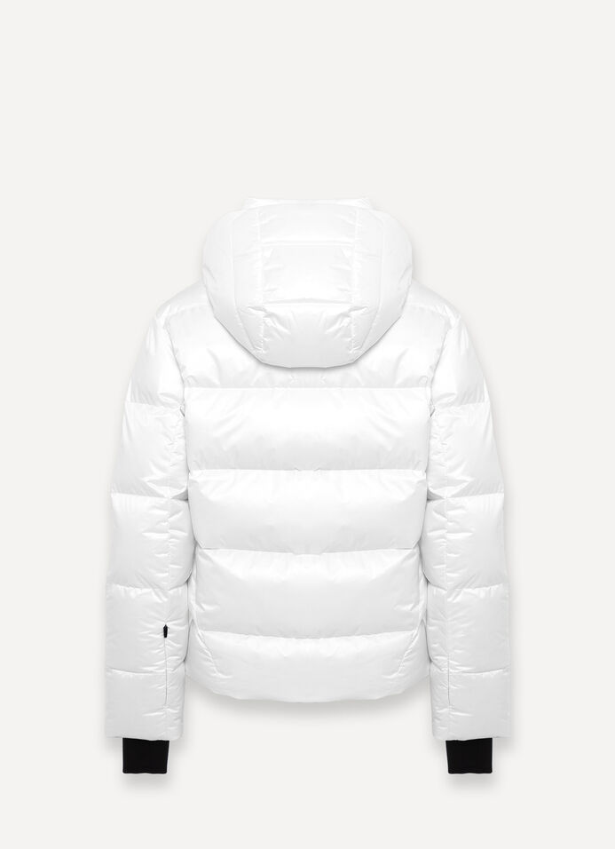 Puffy padded ski jacket image number 5