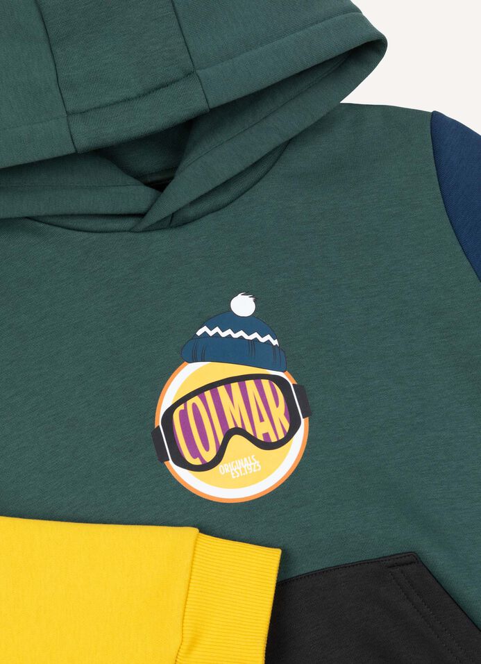 Colour-block sweatshirt with logo  image number 5