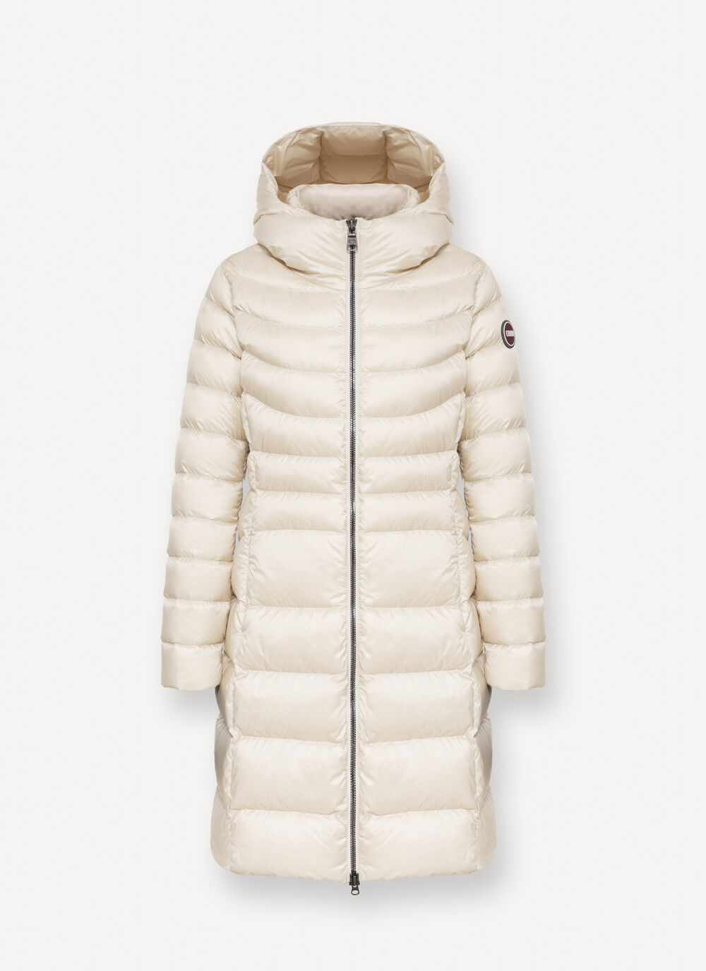 Long down jacket with inner vest image number 4