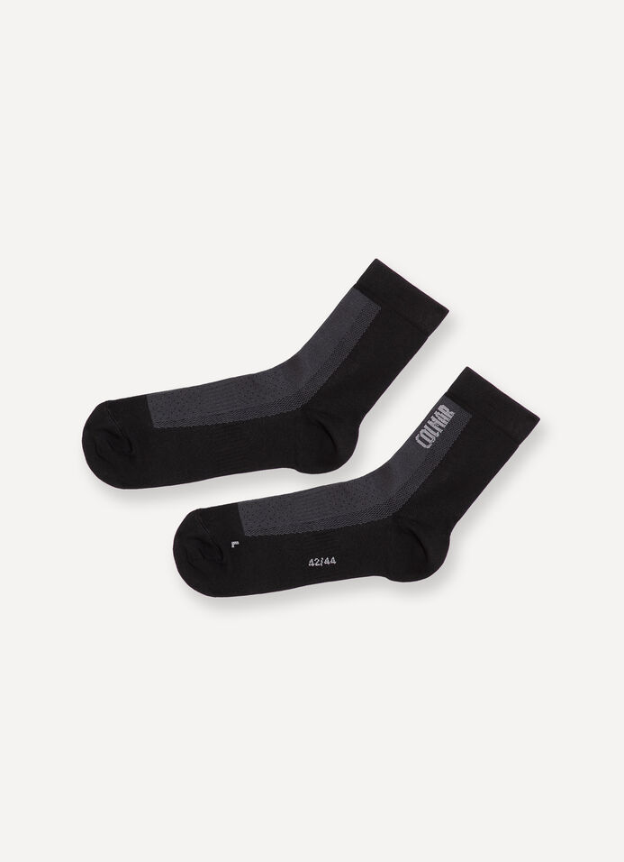Unisex socks with jacquard logo image number 3