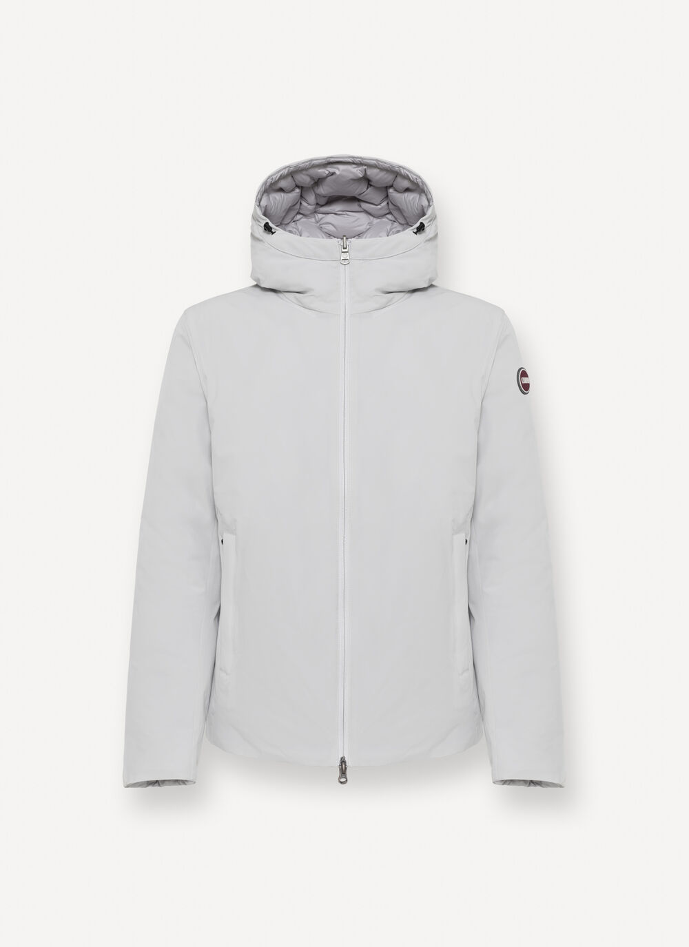 Reversible down jacket with seamless interior image number 4