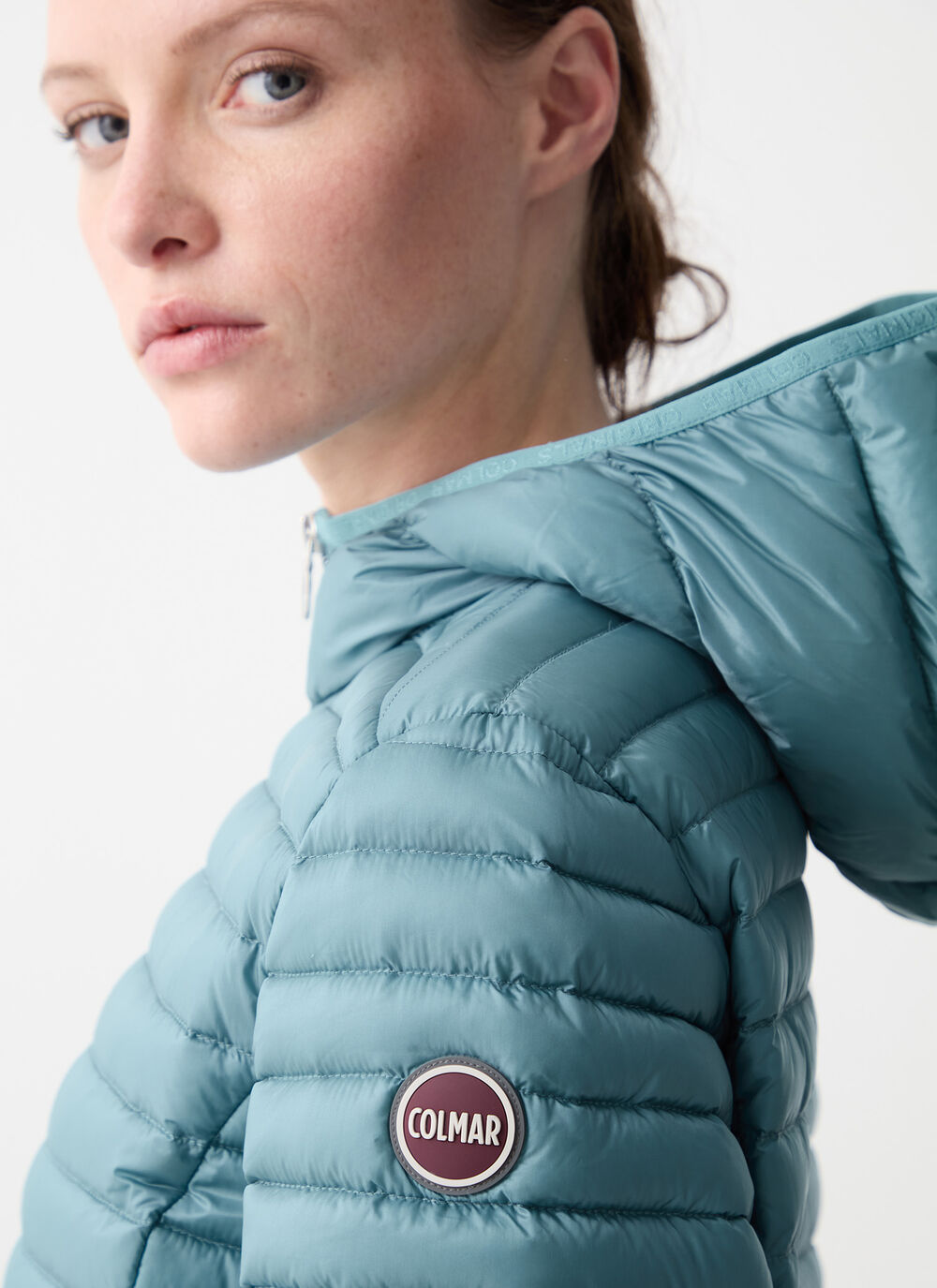 Hooded down jacket image number 2