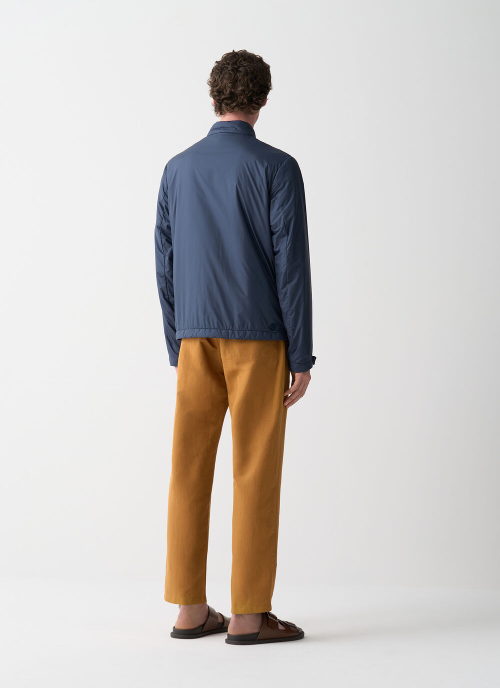 Biker jacket with wad padding image number 3