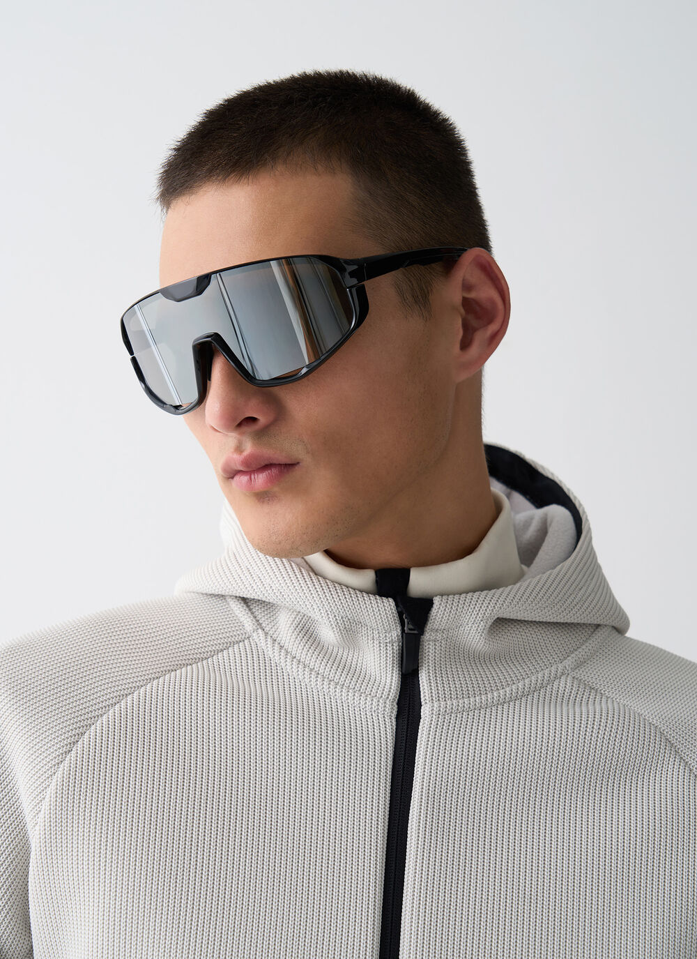 Knit fleece ski hoody image number 2