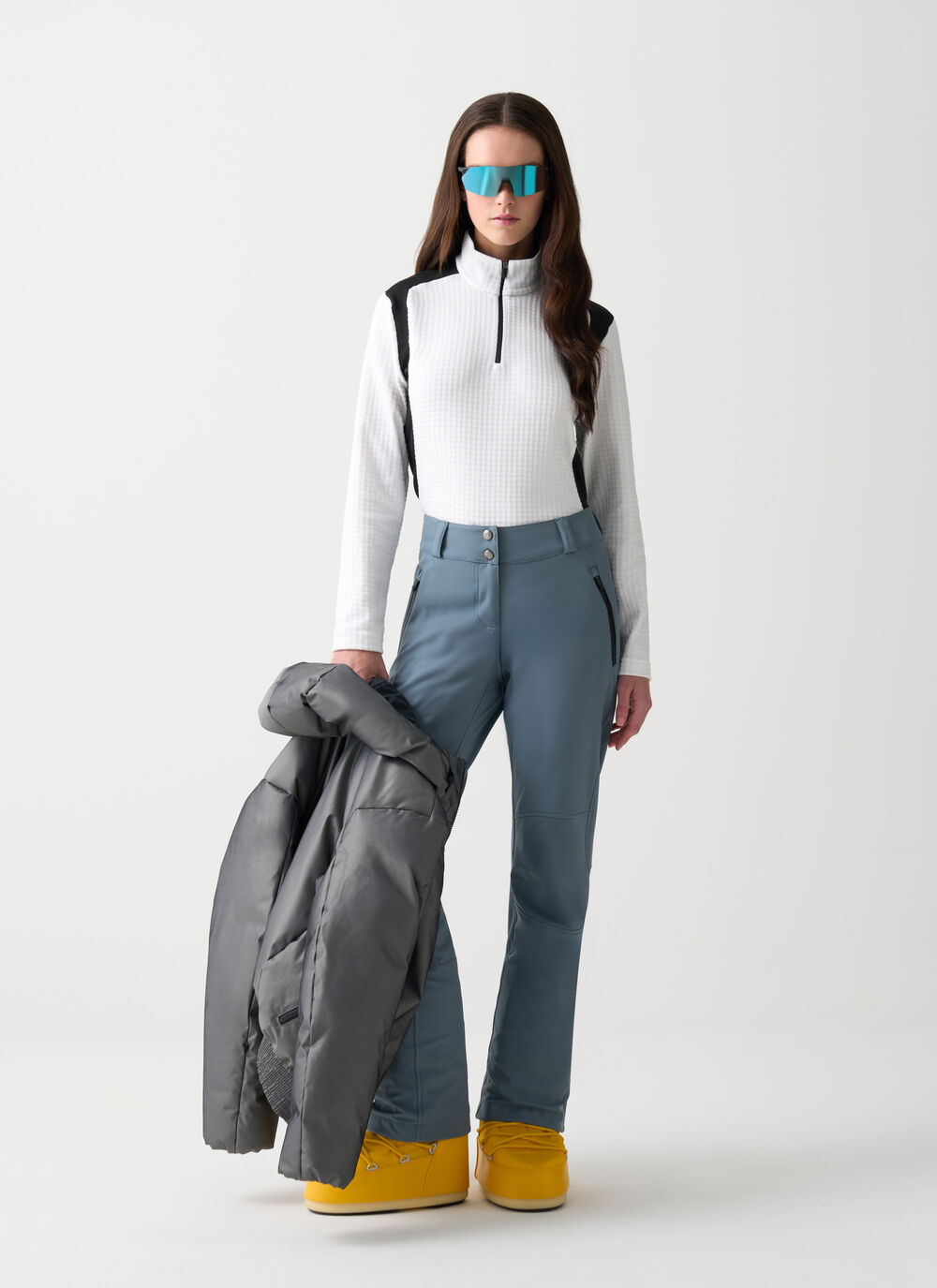 Fleece ski fleece with inserts image number 1