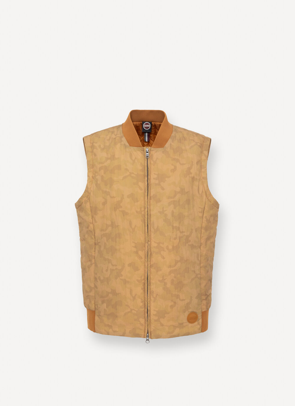 Camouflage down-padded gilet  image number 4