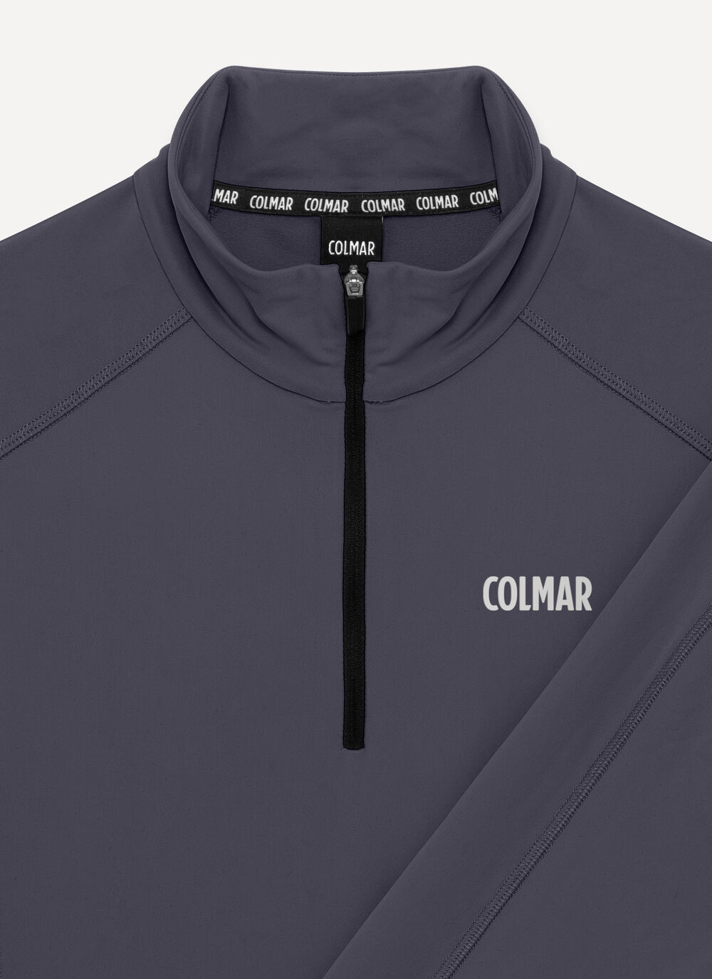 Thermal stretch ski jumper with half-zip image number 6