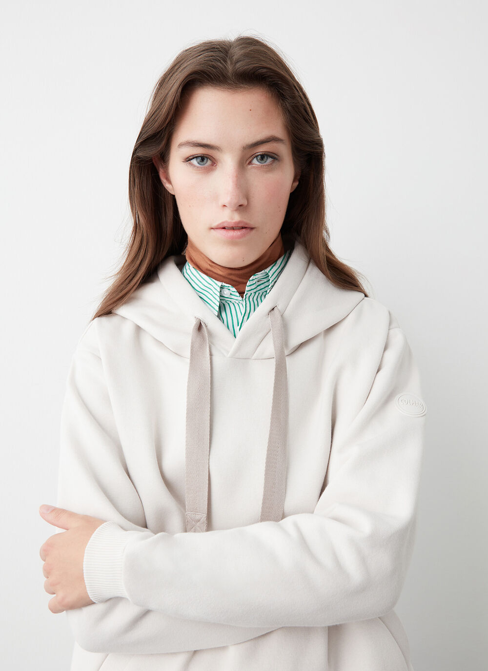 Felpa con spacchetti laterali image number 1