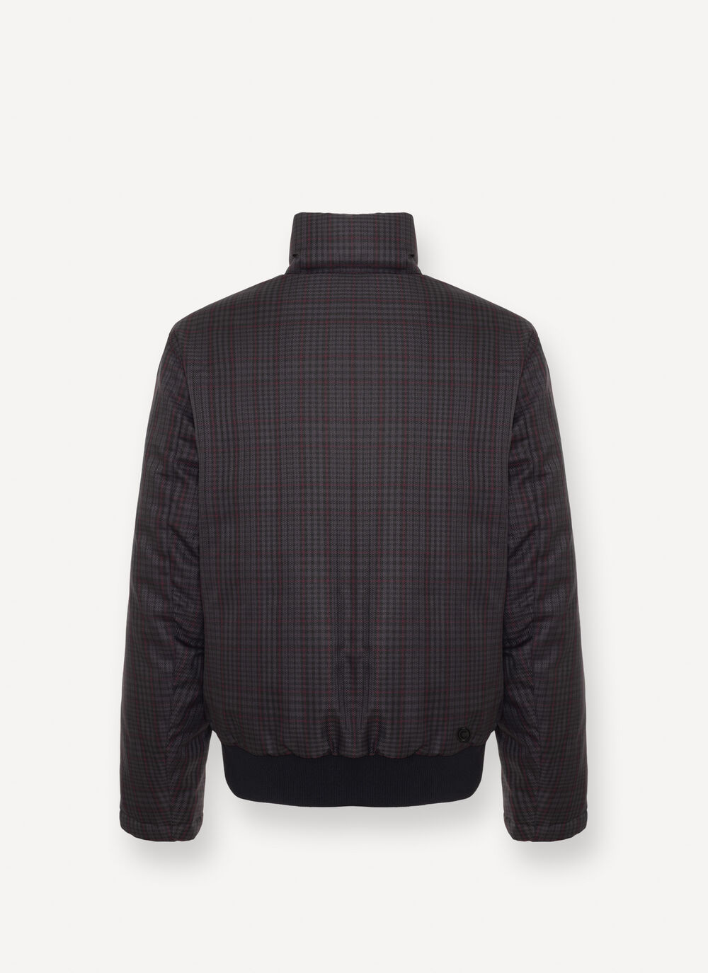 Check down bomber jacket image number 5