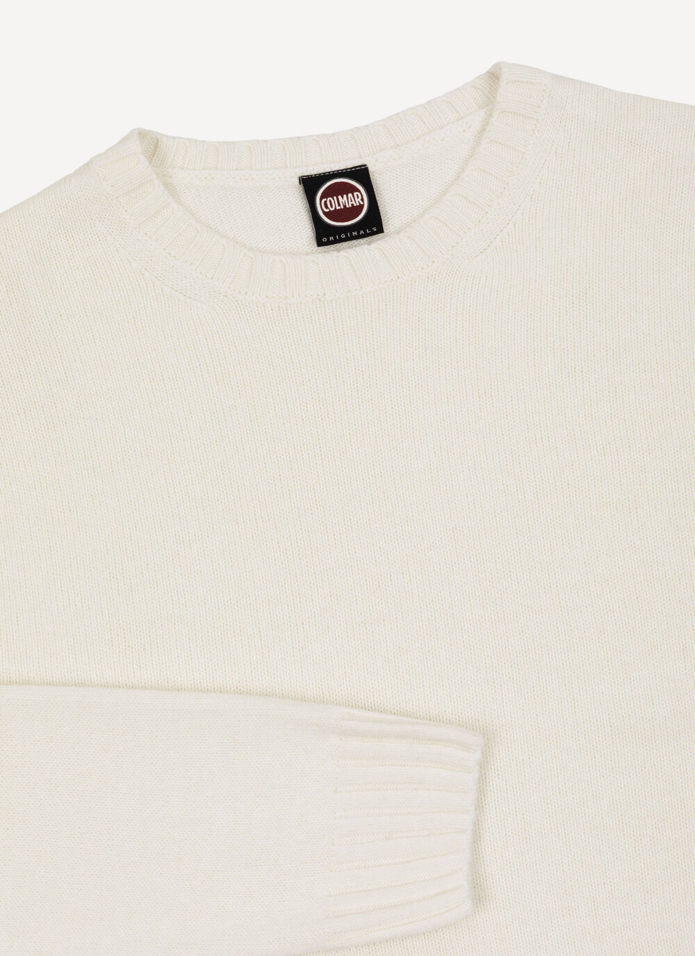 Branded wool pullover image number 6