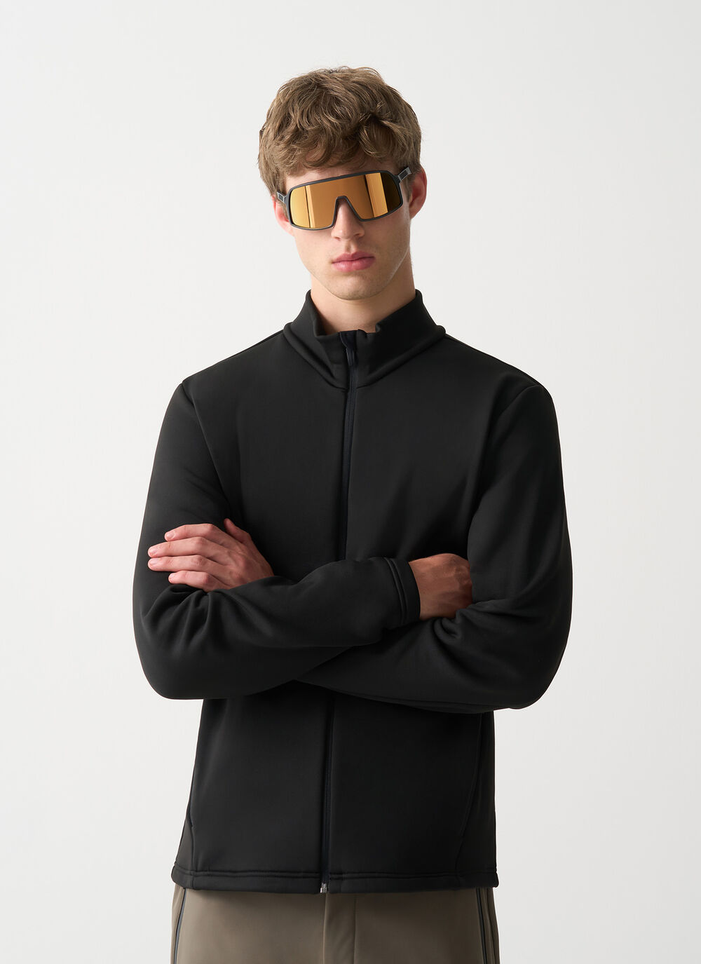 Ski-Fleeceshirt mit Stretch image number 1