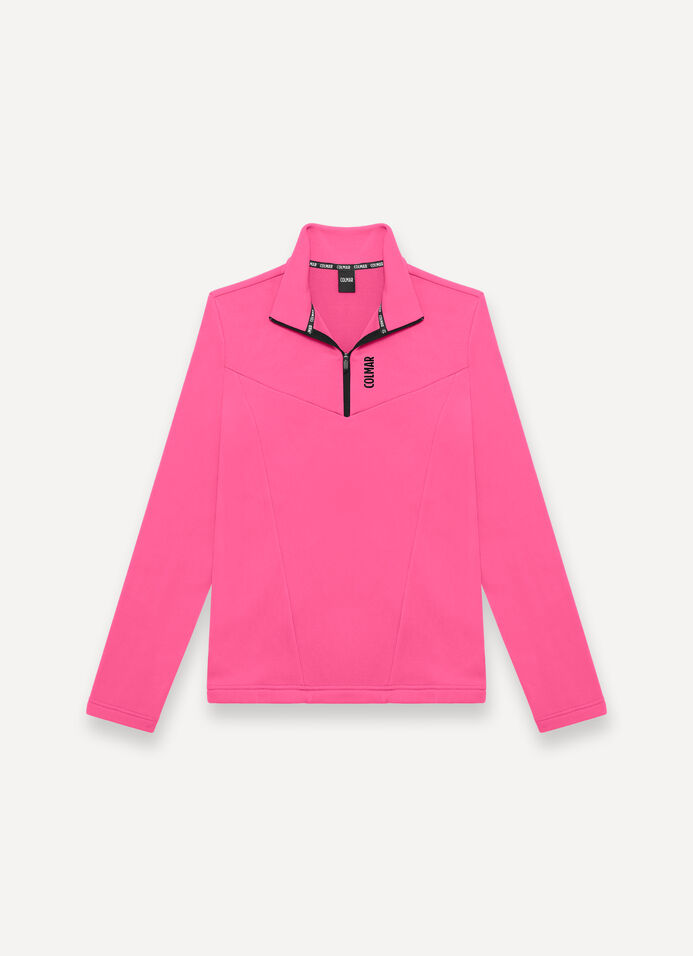 Half-zip stretch ski fleece image number 4