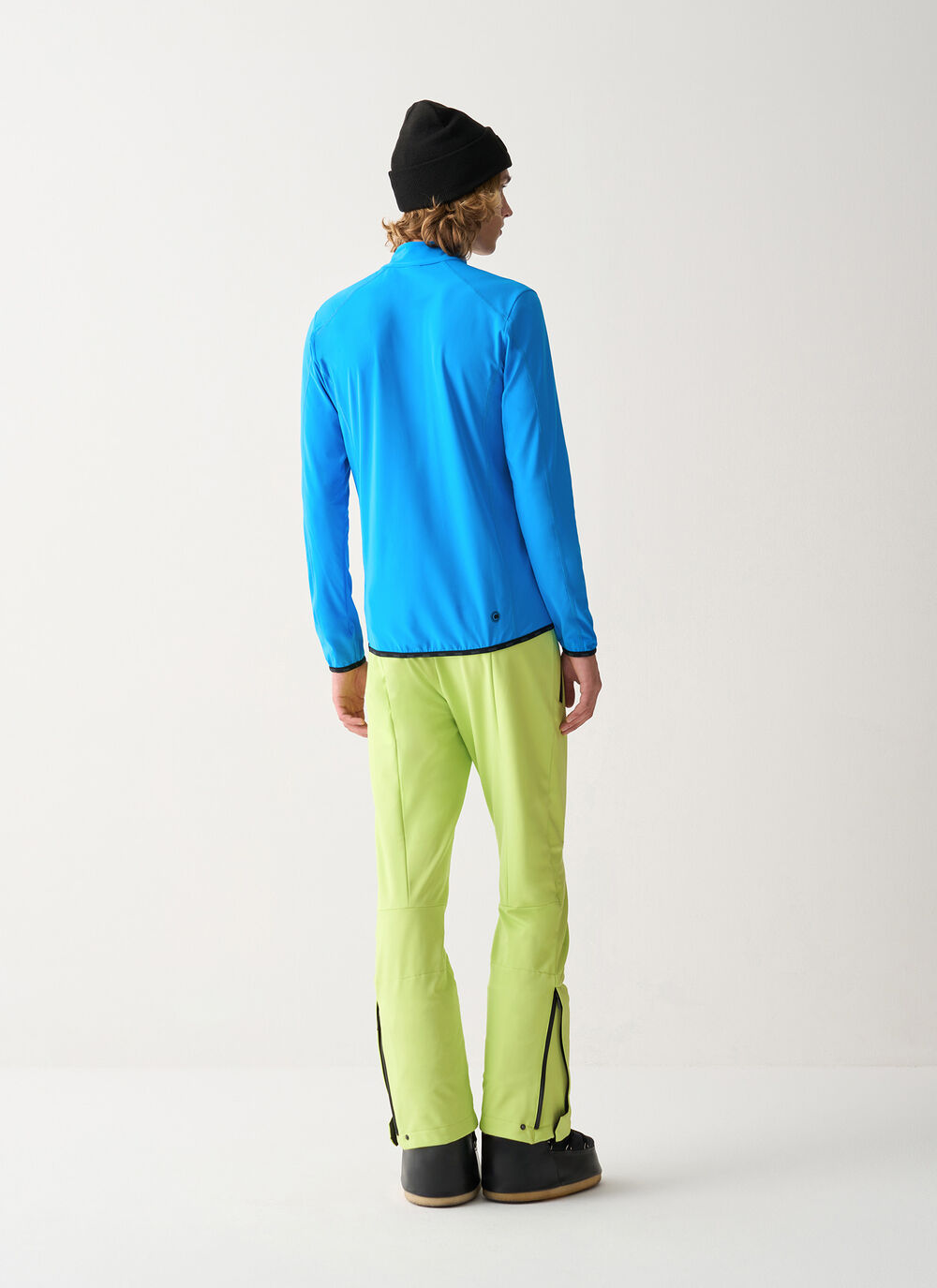 Thermal stretch ski jumper with half-zip image number 3