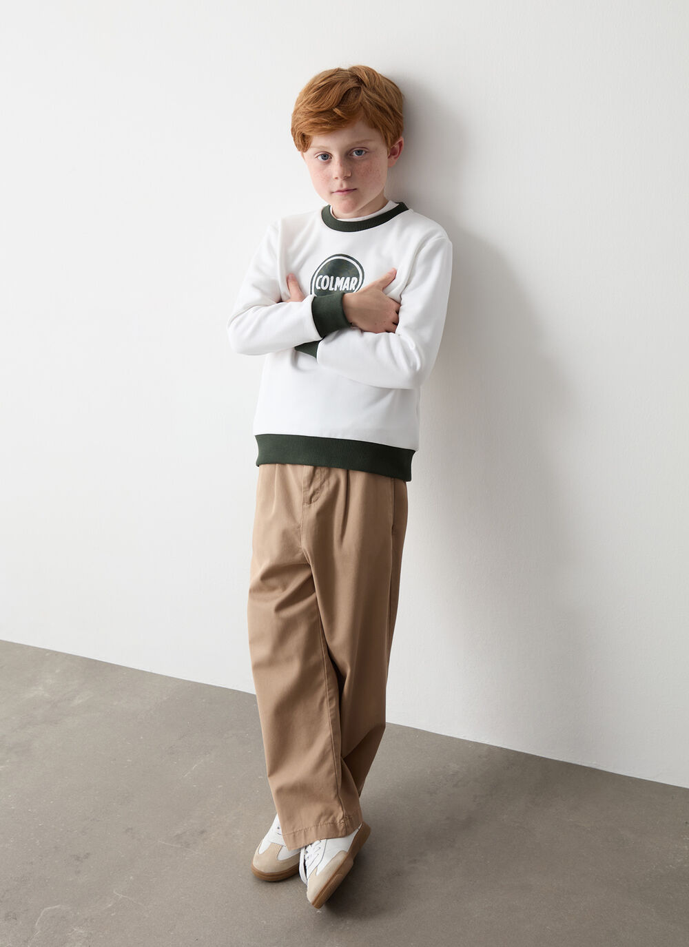 Sweatshirt with camouflage logo image number 1