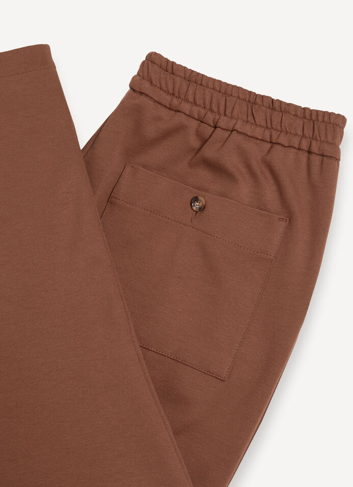 Stretch interlock baggy trousers  image number 5