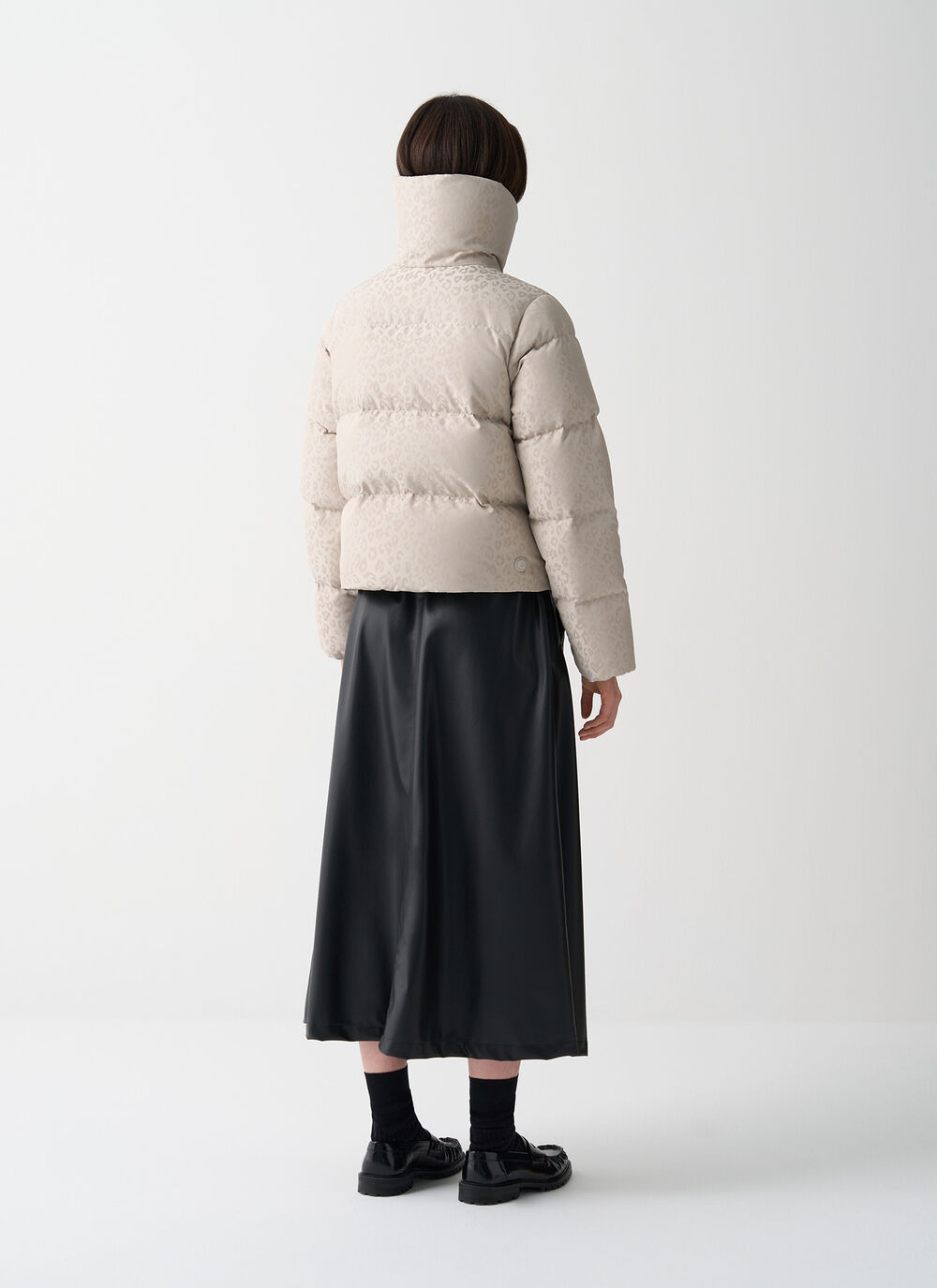 Daunenjacke mit Animal-Motiv und Maxi-Kragen  image number 3