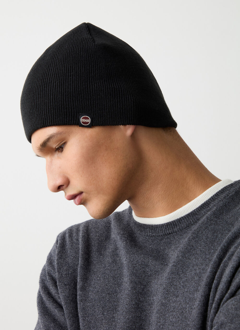 Unisex stockinette-stitch hat image number 0