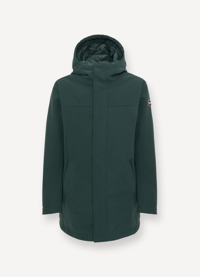 Long waterproof padded jacket image number 4