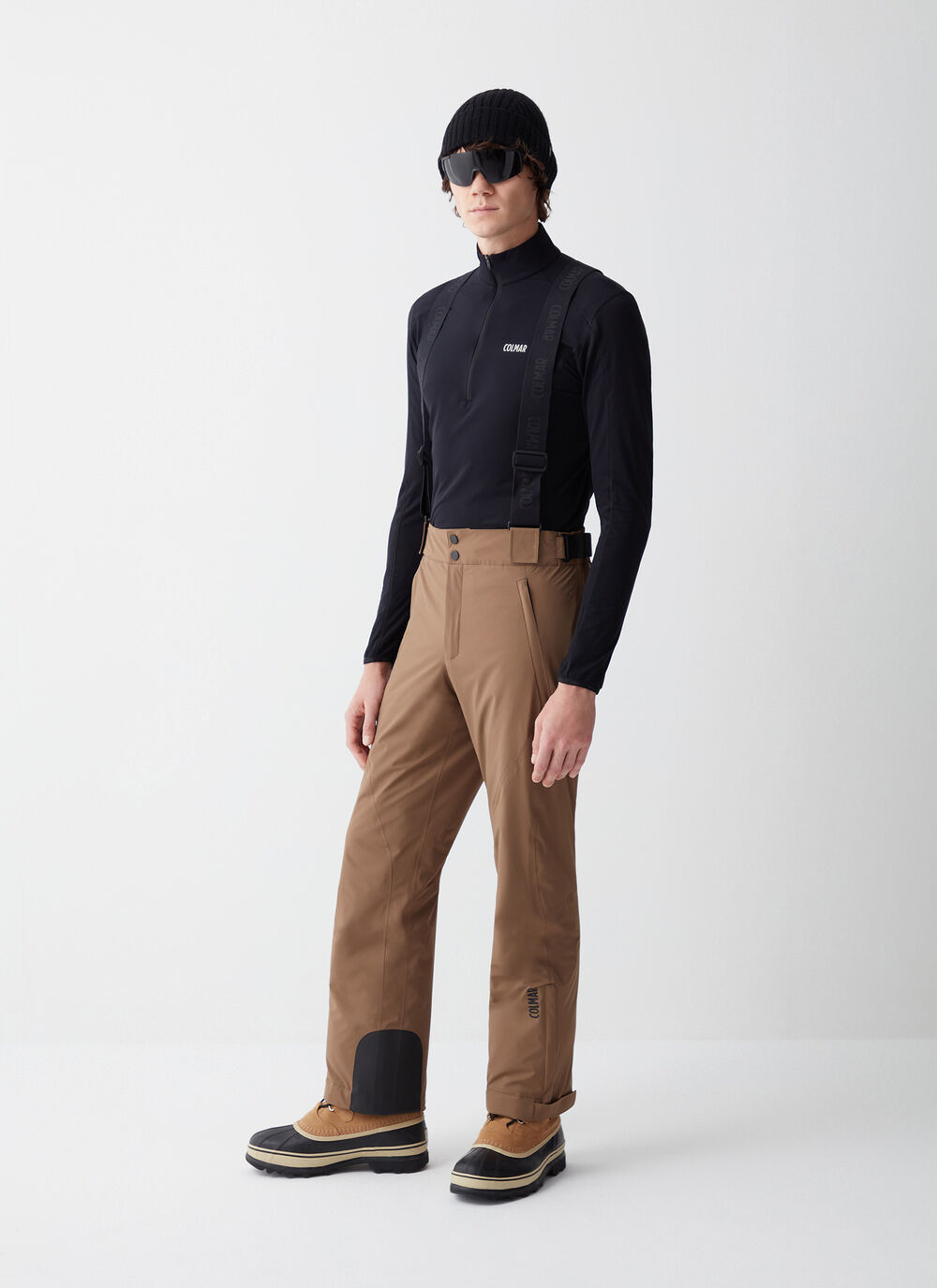 Two-way stretch padded ski salopettes image number 0