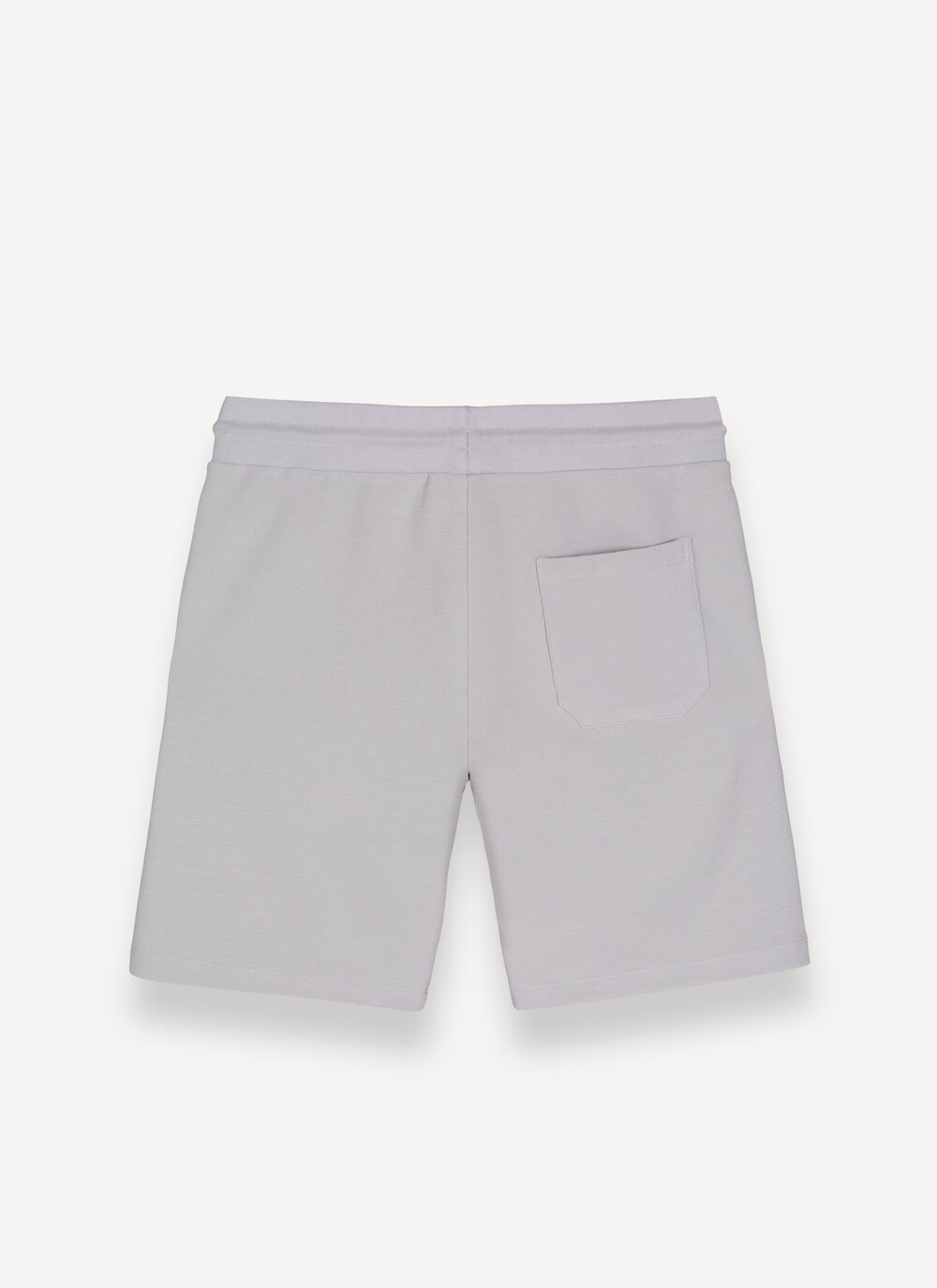 Bermuda en coton molletonn&eacute; milleraies image number 5