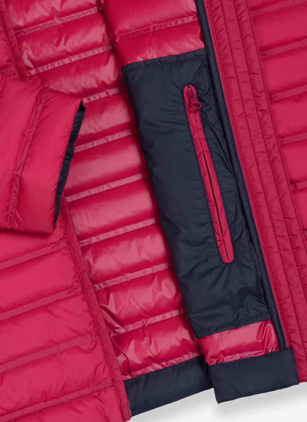 Light down jacket with seamless quilting image number 6