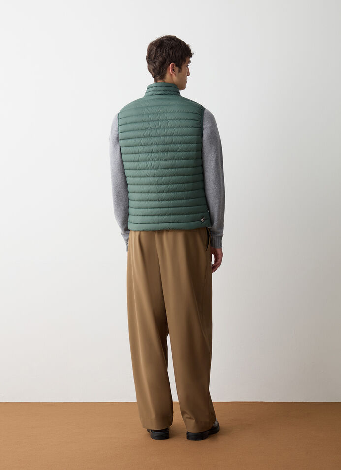 Quilted down vest image number 3