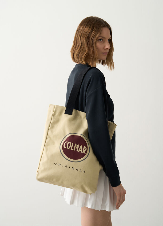 Unisex bag in cotton canvas image number 0