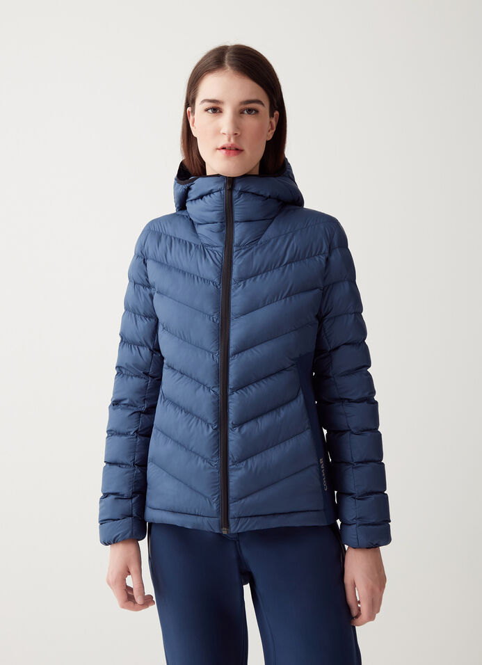 Mid layer hooded jacket in wadding