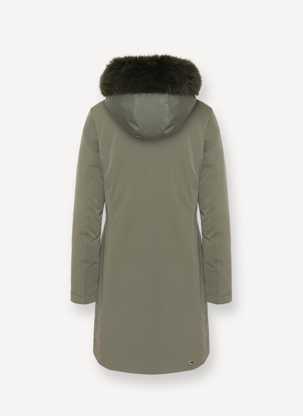 Waterproof down jacket with faux fur image number 5