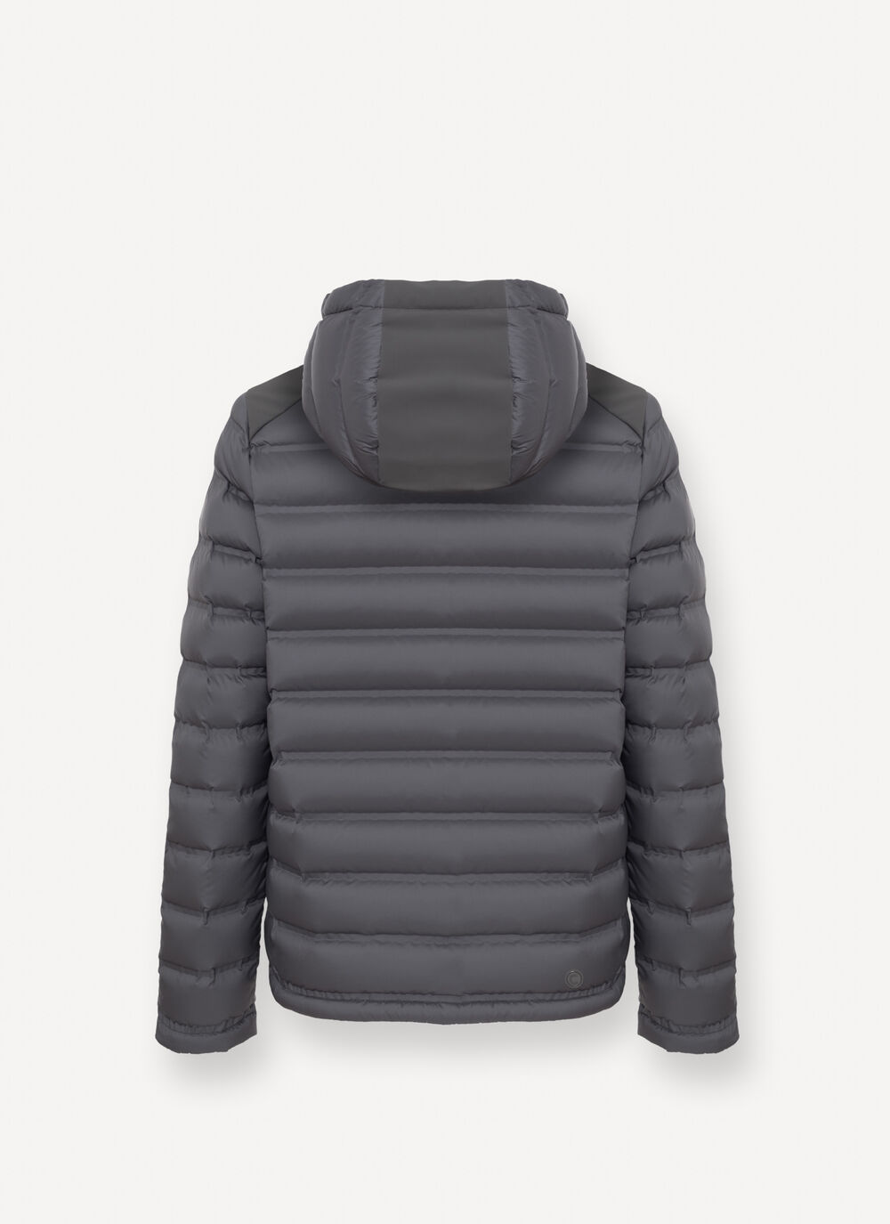 Seamless quilted down jacket with smooth inserts image number 5