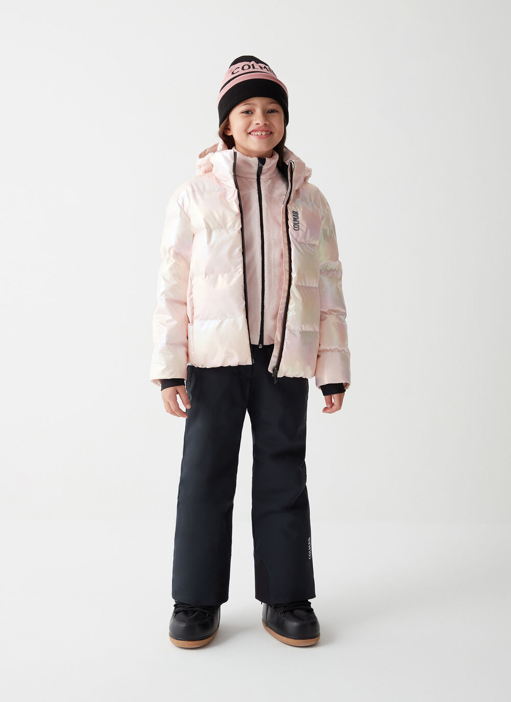 Giacca da sci bambina puffy perlata image number 0