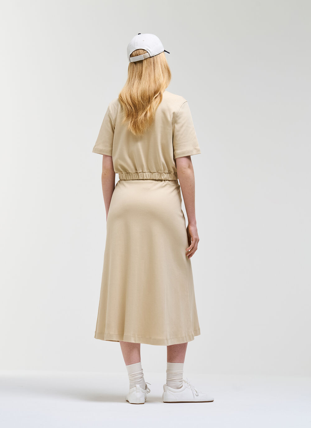 Gonna midi in cotone image number 3