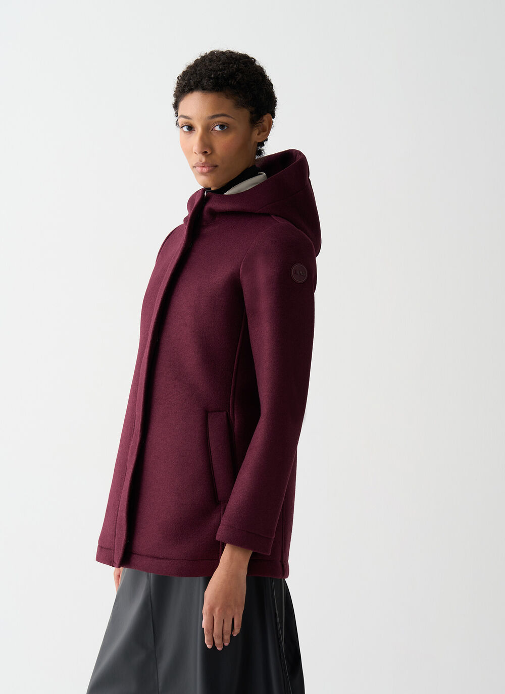 Coat with hood image number 1